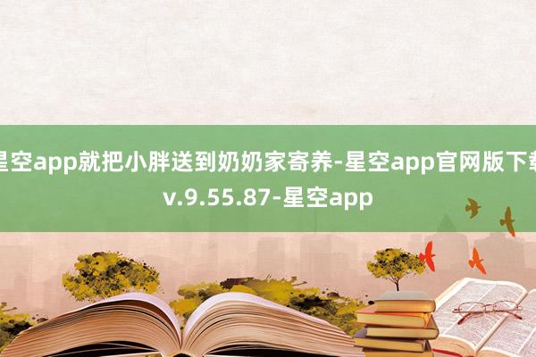 星空app就把小胖送到奶奶家寄养-星空app官网版下载v.9.55.87-星空app
