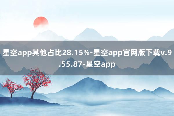 星空app其他占比28.15%-星空app官网版下载v.9.55.87-星空app