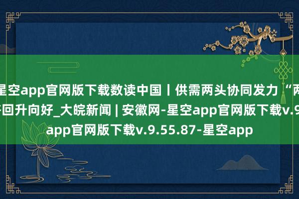 星空app官网版下载数读中国丨供需两头协同发力 “两新”计谋维持经济回升向好_大皖新闻 | 安徽网-星空app官网版下载v.9.55.87-星空app