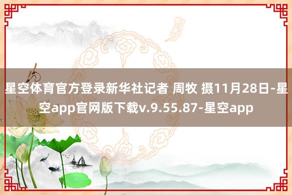 星空体育官方登录　　新华社记者 周牧 摄　　11月28日-星空app官网版下载v.9.55.87-星空app
